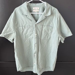 Madewell Sage Casual Button Down